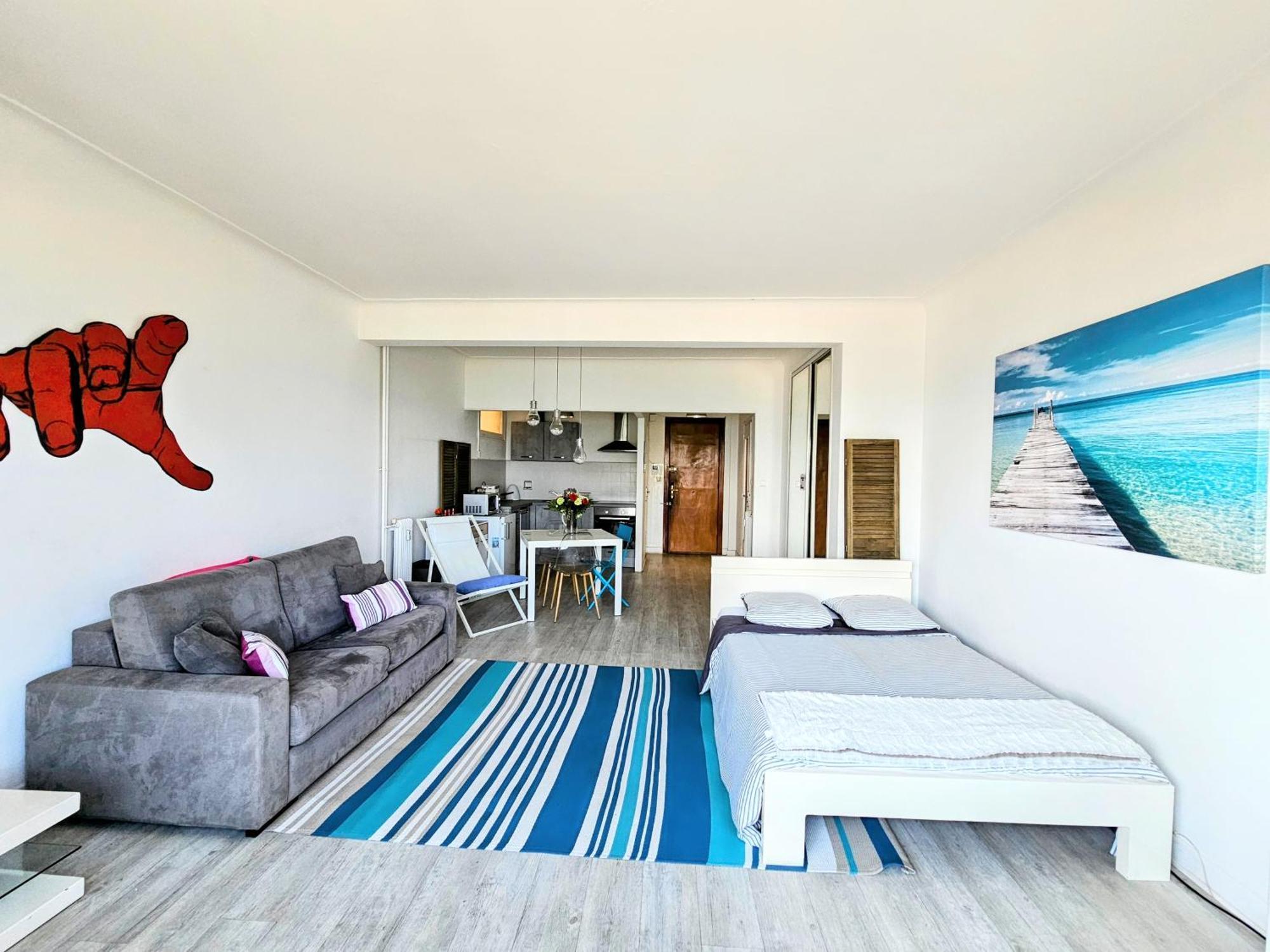 Promenade Sea Front Apartment Nice Luaran gambar