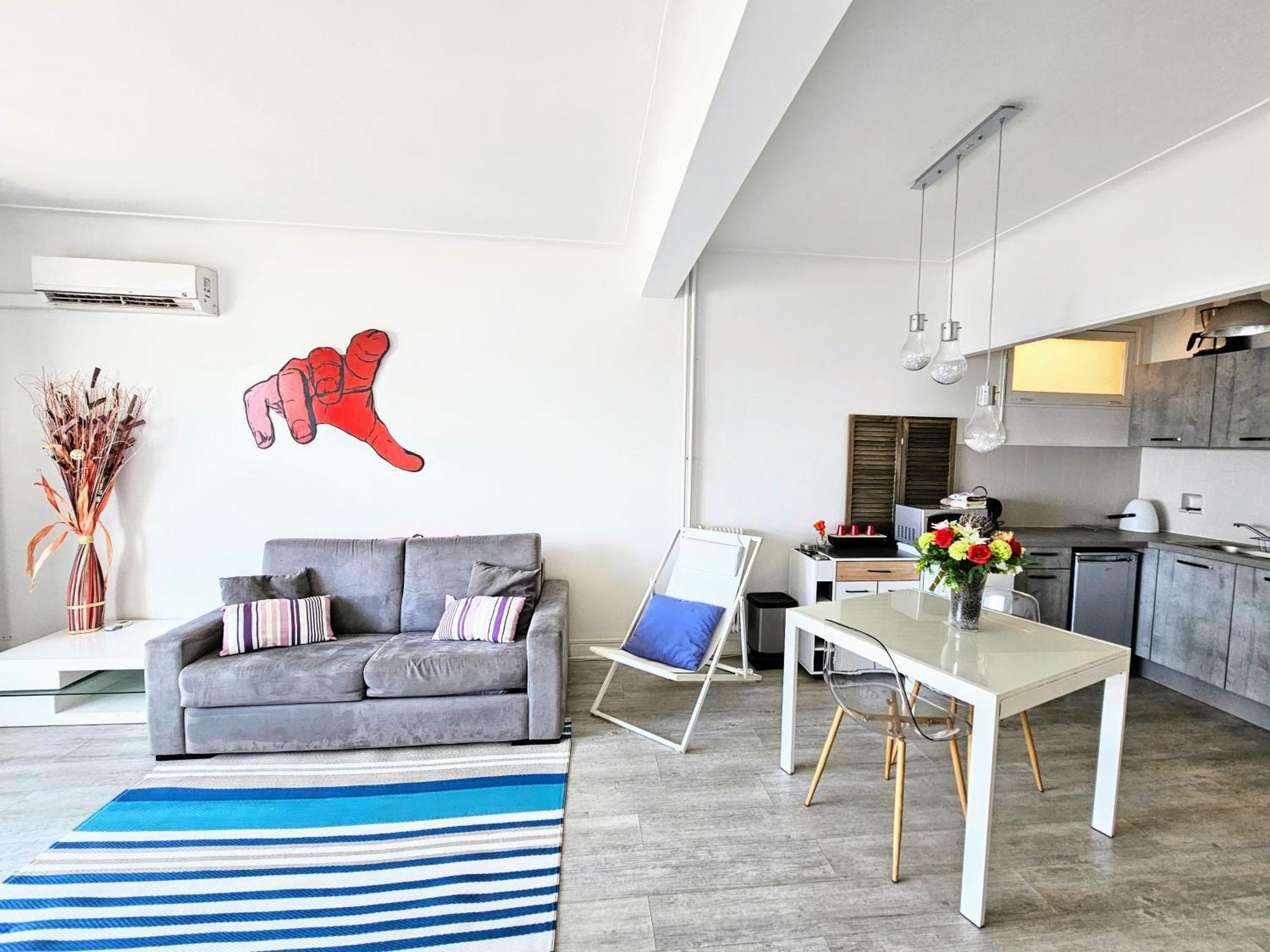 Promenade Sea Front Apartment Nice Luaran gambar